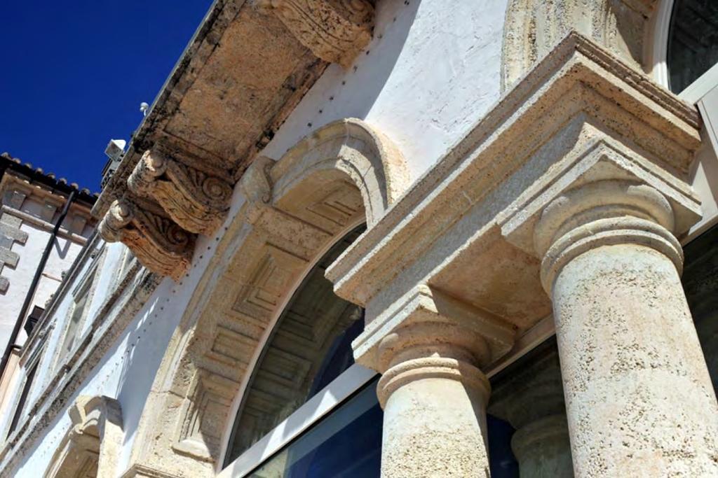 This high-profile project required us to restore the deteriorating architectural elements that
