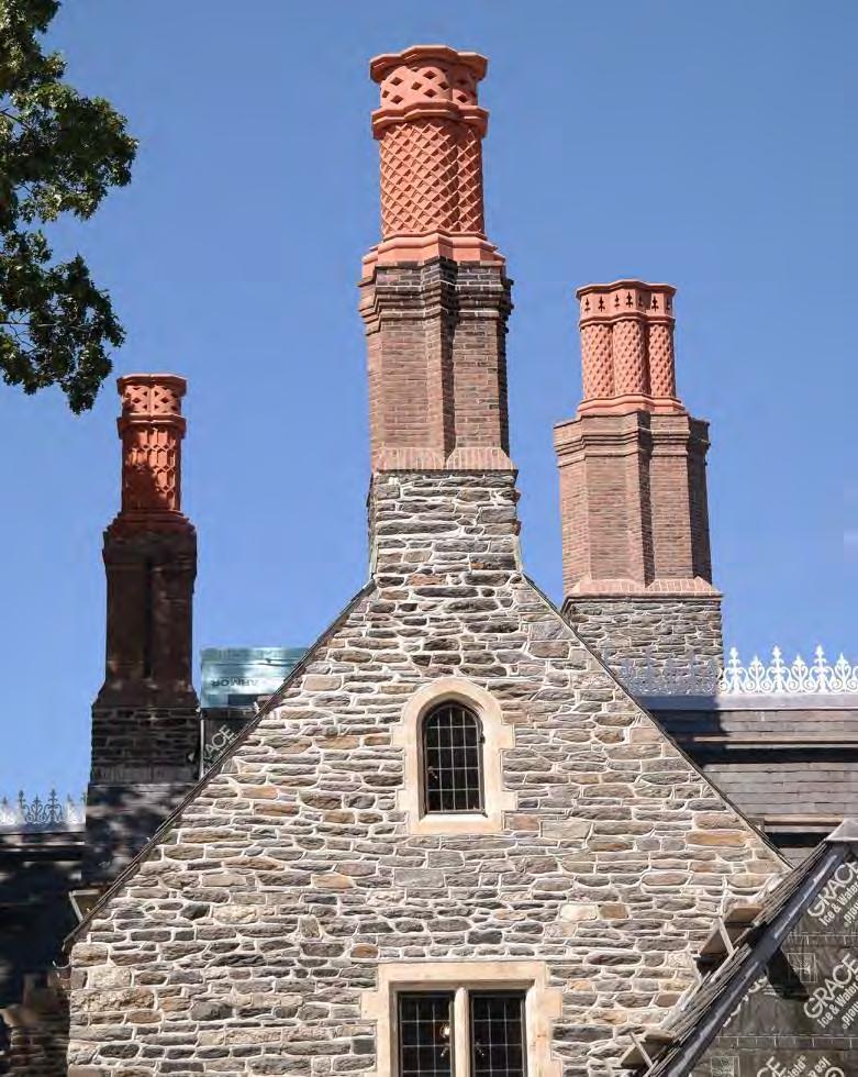 Private Residence - Chimneys Unique Architectural Feature