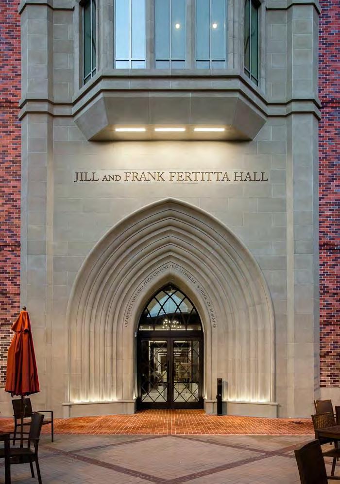 USC Fertitta Hall Entry Manufacturing Excellence Fertitta What is the scope of the