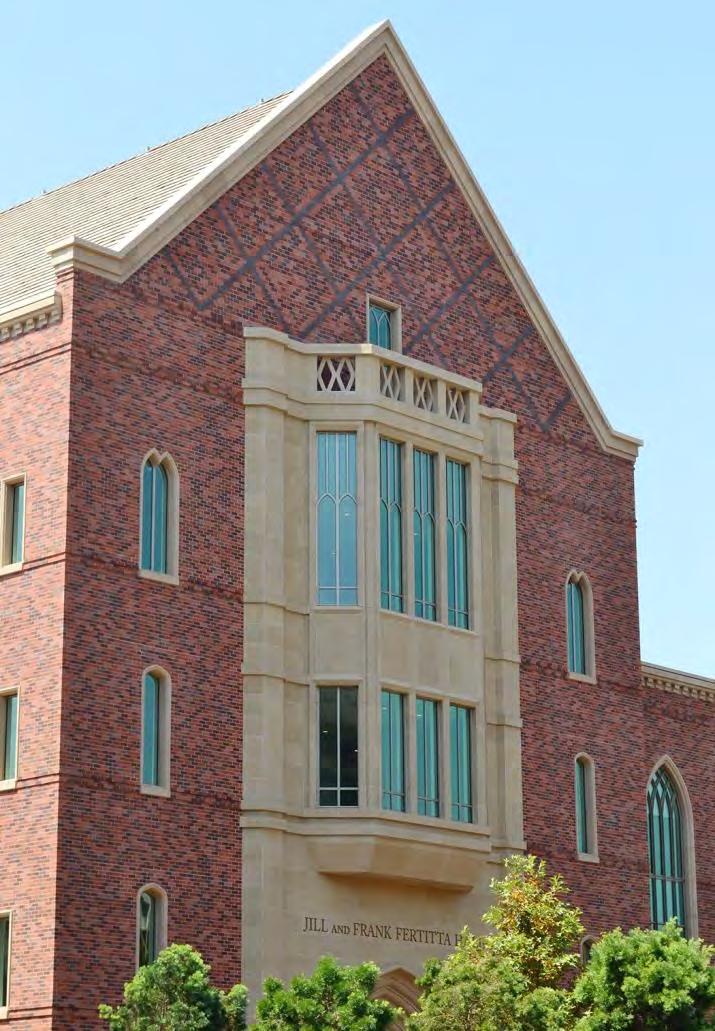 USC Fertitta Hall Entry Manufacturing Excellence What special molding or