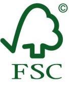 FSC certification ensures that products come from well managed forests that provide environmental, social and