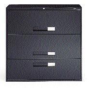 to accommodate 3-ring binders and computer printout binders for maximum storage) Two drawer file fits easily under