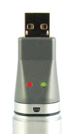 LED FLASHING MODES EL-USB-CO300 features a red and a green LED.