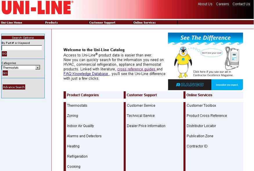 Website Tools: www.uni-line.