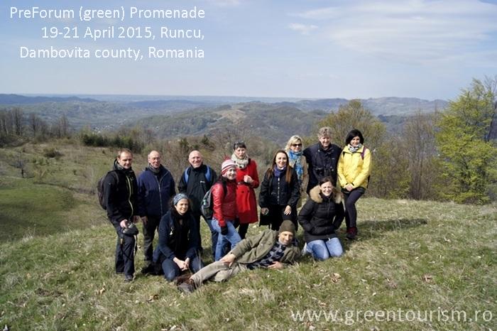 After a visit to the old royal palace of Tîrgoviște the excursion group went to the commune of Runcu in the north of Dîmbovița county, which is part of the lower Carpathian mountain range.