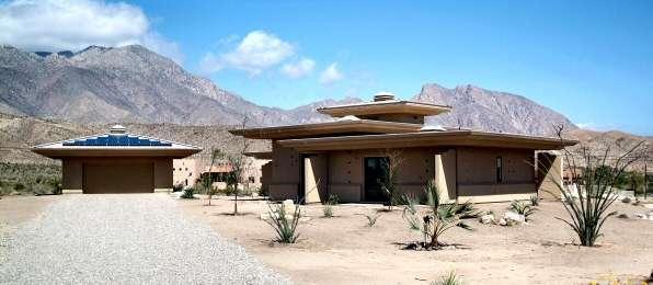 Borrego Springs Field Test Two 2000 ft 2 houses ( Arrow & Wagon ) Identical floor plans Different