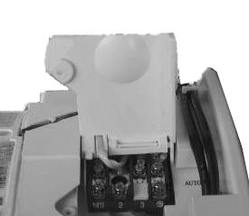 Firstly, screw off a screw fixing the upper protection plate at the receiving window and remove the protection plate.