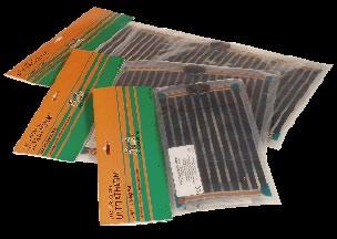 strips and so are used when it is necessary to heat the majority of the area of a vivarium or terrarium. Cold lead 2 m. IPX4, class II.
