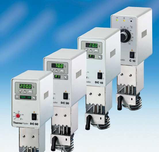 C/DC Immersion Circulators The C/DC immersion circulators are used for the temperature control of baths up to approx. 50 liters.