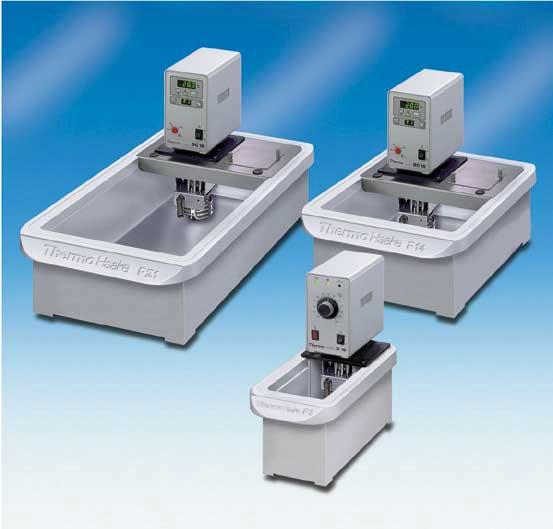 C/DC Open-Bath Circulators with Polyacrylic Baths (Water) Open-Bath Circulators C10- and DC10-W12P, C10- and DC10-W18P These clear baths allow observation of objects placed inside as they are