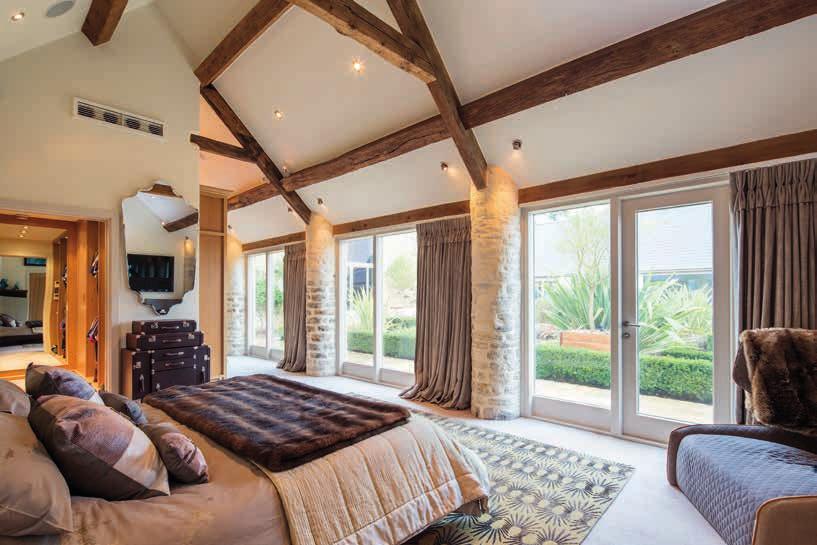 Barnsley Hill Farm Barnsley Hill Farm is presented to an exceptionally high standard. This spacious 5 bedroom country property overlooks some of the finest views in the Cotswolds.