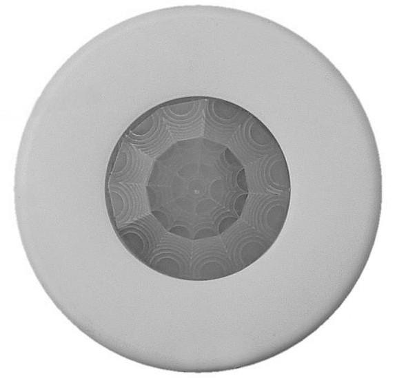 EBDSPIR-PRM-VFC Ceiling PIR presence/absence detector volt free contact EBDSPIR-PRM-VFC-NC Ceiling PIR presence/absence detector volt free contact, normally closed fail safe operation Features Front