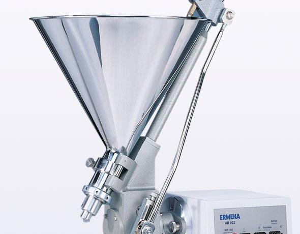 The HHO is equipped with a heated hop- Then a stainless steel piston presses the injected fluids through a ring nozzle into a valve, and filling unit. therefore homogenising the emulsion.