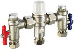 Thermostatic Mixing Valves Heatguard Dual -3 The Reliance Heatguard Dual -3 is an approved and thermostatic mixing