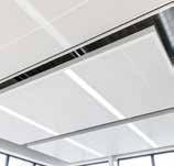 Climate ceilings do away with the need to install additional elements such as radiators or air-conditioners.