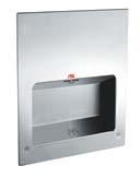 thermostat. Heavy-duty, one-piece-formed unit in bright or satin stainless steel finish. Optional voltages available.