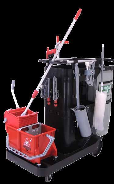BETTER x CLEANING system better x cleaning system Introducing the first janitorial cart developed by custodians to help them work faster, safer, and better than ever before.