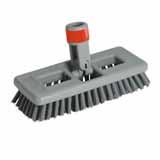 Sanitary Brush - Squeegee and brush in one. - Light, double moss rubber is perfect for drying tiles and grout lines.