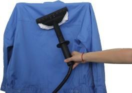 Garment Steaming Cloth Make sure the STEAM MOP is unplugged. 1. Fill the Water Tank with water. Please refer to the HOW TO USE THE STEAM Mop section in the manual. 2.