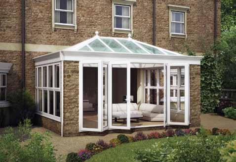 Venetian s insulated soffit is 604mm deep and fits neatly around the perimeter to give that substantial and well built orangery look.
