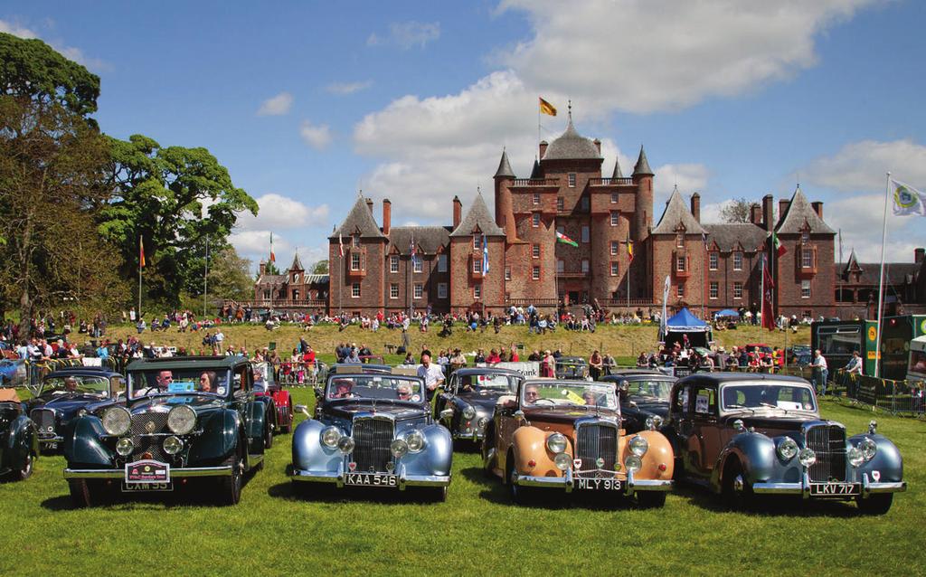 EXTENSIVE GROUNDS Thirlestane Castle has extensive experience of hosting large events such as the annual Vintage Motoring Extravaganza, attracting around 7,000 visitors, the