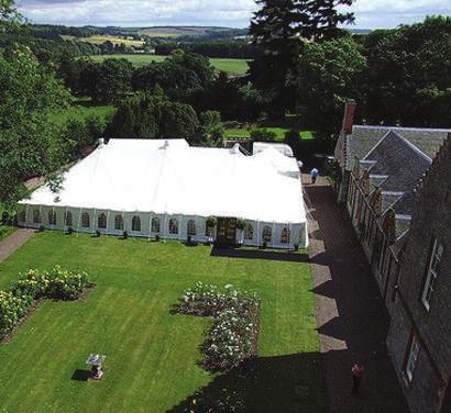 Alternatively, overlooking the oldest part of the castle, the Rose Garden is a stunning setting for a marquee for dancing or for large