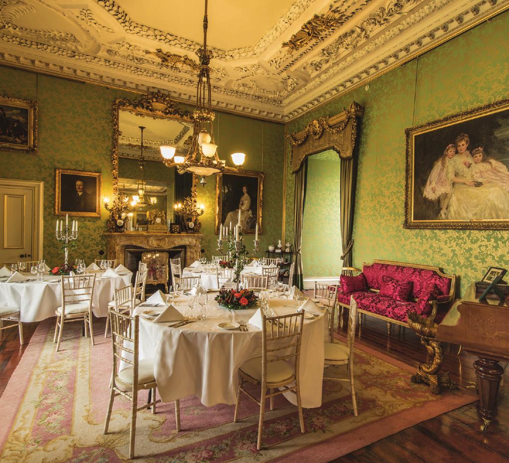 STATE DRAWING ROOM The sumptuously decorated State Drawing Room, overlooking the Rose Garden,