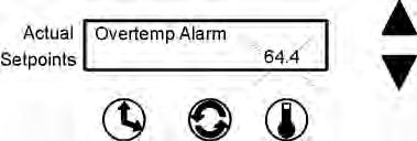 Section 2 Operation Set Overtemperature Alarm (continued) Change the temperature setting by pressing the up or down arrow.