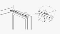 Adjusting the position of the fascia doors The position of the fascia doors can be made in all 3 axes by following the guide shown below (figure 18).