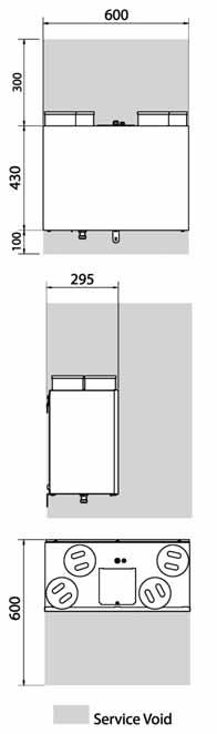 Page 5 Installation IMPORTANT: READ THESE INSTRUCTIONS FULLY BEFORE INSTALLING THIS APPLIANCE! The Vectaire WHHR125DC is designed to be fitted into the roof space or a cupboard.