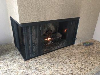 switch controlled. 3. Fireplace Fireplace is a gas unit.
