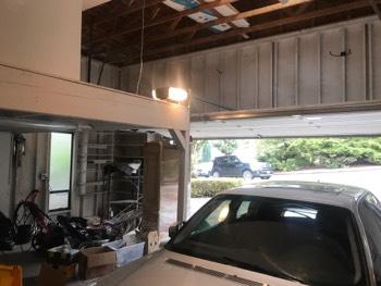 1. Condition Garage Walls and ceilings appeared in good