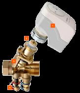 the water valve allows simplified mounting, commissioning and hydraulic