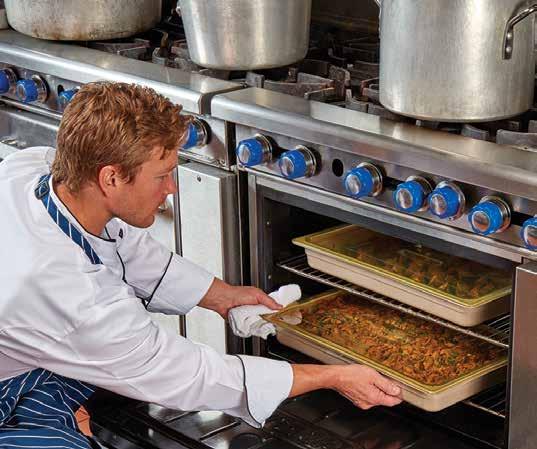 Using products that help operators reduce handling and save time also minimizes the risk of time-temperature abuse. Tips FlipLids eliminate a point of cross contamination while keeping foods fresh.