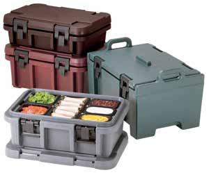 Ultra Camcarts Insulated Food Pan Carriers Thick foam insulation and durable exterior keeps hot food hot and cold food cold for hours.