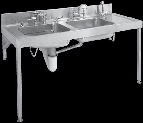 1050 380 150 250 Hospital Products IMAGE TYPE / MODEL PRODUCT CODE 20 380 685 LEFT HAND BOWL FITTINGS AND FIXING OPTIONAL 1830 LEFT HAND BOWL EC Combination Bedpan & Wash-Up Sink SPECIFICATION MODEL