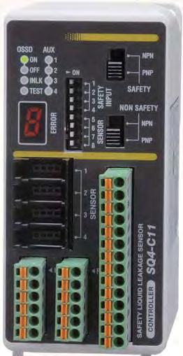 Industry first* Reliable stop instructions Safety certification Safety-certified by third-party certification organizations TUV, KOSHA International standards ISO 13849-1, IEC 61508-1 to 7, ANSI/UL