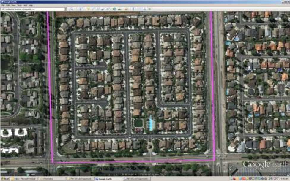 Armstrong Ranch - 160 unit infill residential Shea Homes, Santa Ana, CA Master development engineer, EIR technical studies, purchase and sale