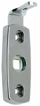 ASSA 7450 automatically locks the handle when it is turned to the closed position.