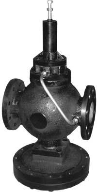 Regulation valve Type RVSU Regulation valve type RVSU is a mechanical servo pressure regulator. This valve is designed to control steam pressure or air.