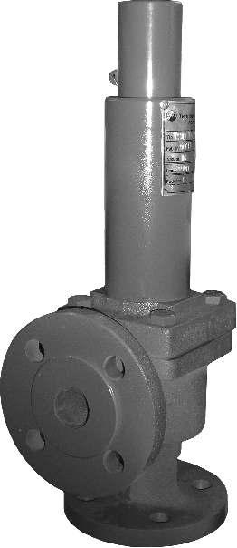 Spring operated safety valve - for water Type VSV Spring operated safety valve type VSV is designed to work with cold and hot water.