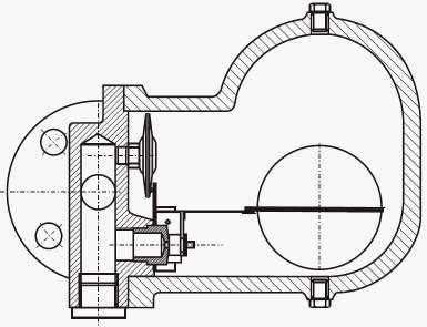 -TERMOENERGETIKA- Float ball steam trap Type OKP PN6 PN16 PN Float ball steam trap, type OKP comes in two variations: flanged connection from DN1 up to DN0 and with a screwed connection of R1 / ",