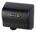 extremeair cpc, gxt & ext hand dryer series White ABS Steel White Epoxy Steel Black Graphite Steel Satin Chrome Stainless Steel COMPACT HIGH SPEED ENERGY EFFICIENT Compact The extremeair is the most