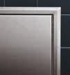 Choice of recessed and surfacemounted models. Designed for consistent styling. Flush tumbler locks.