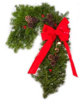 Purchase the wreath and insert the photo yourself or email your photo to Mingo s and the photo will be in the frame when