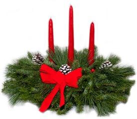It is made with a combination of fragrant balsam and white pine and is enhanced by real pinecones, life-like holly berries, a hand-tied red velvet bow, and