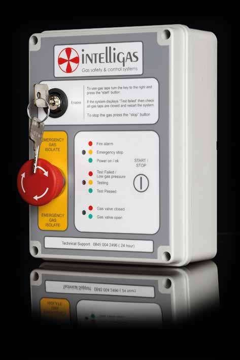 100P Automatic Gas Proving System Features: Gas pressure proving for elements of IGE/UP/11 compliance. On board emergency knock off button.