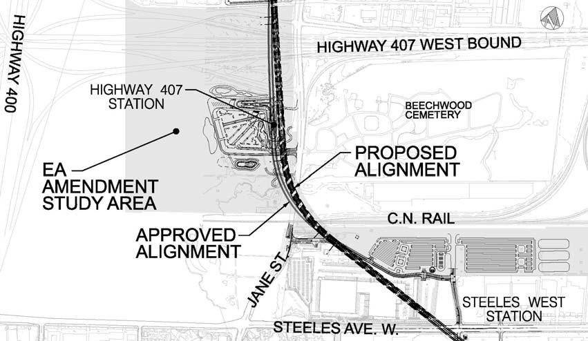 TORONTO TRANSIT COMMISSION AND THE REGIONAL MUNICIPALITY OF YORK NOTICE OF PREPARATION OF AN ADDENDUM REPORT TO THE HIGHWAY 7 CORRIDOR AND VAUGHAN NORTH-SOUTH LINK ENVIRONMENTAL ASSESSMENT & RESPONSE