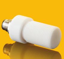 UV sensor UV-COSINE / This UV sensor is a cosine corrected waterproof sensor with a male threaded body (M0x.). The PTFE housing is stain repellent.