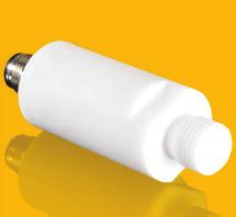 UV sensor UV-WATER-PTFE / This UV sensor is a waterproof (0 bar or psi) sensor with a G/" thread to be used in pressurized water systems. The sensor housing is made of Teflon (PTFE).